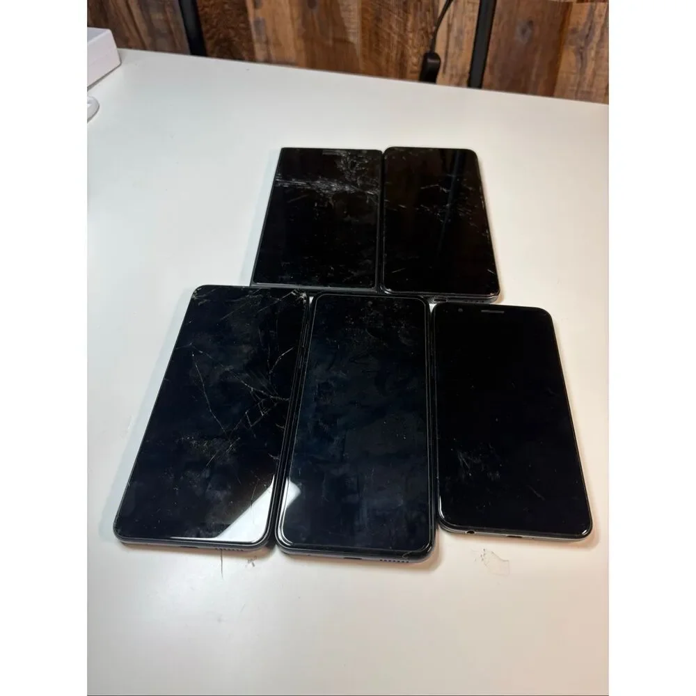Lot of 5 Cell Phones Motorola Nokia LG AT&T Smartphones, Parts Repair